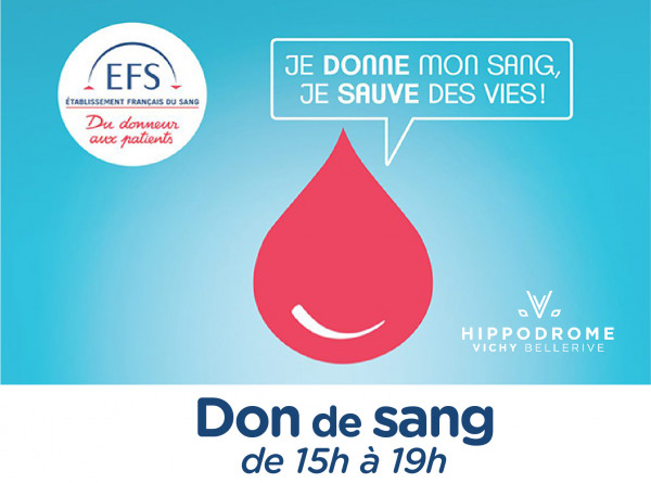 Collecte de sang - Hippodrome Vichy